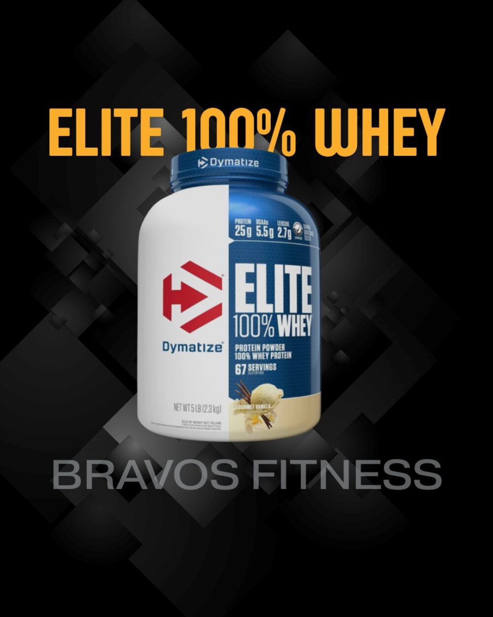ELITE  100% WHEY Dymatize 5 libras