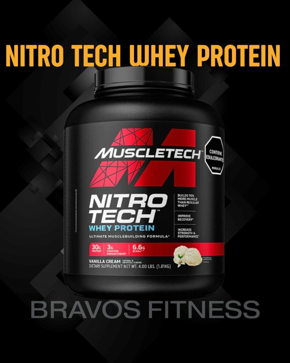 NITRO TECH PROTEIN 4 Libras Muscletech