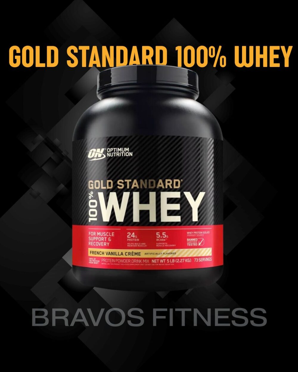 GOLD STANDARD 100% WHEY 5 LIBRAS