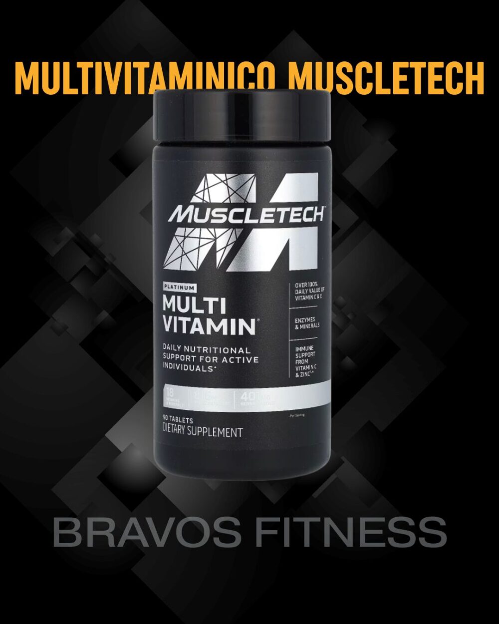 PLATINUM MULTIVITAMIN 90 TABLETS